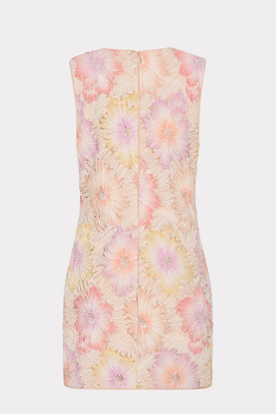 Milly Ivette Floral Embroidered Mini Dress