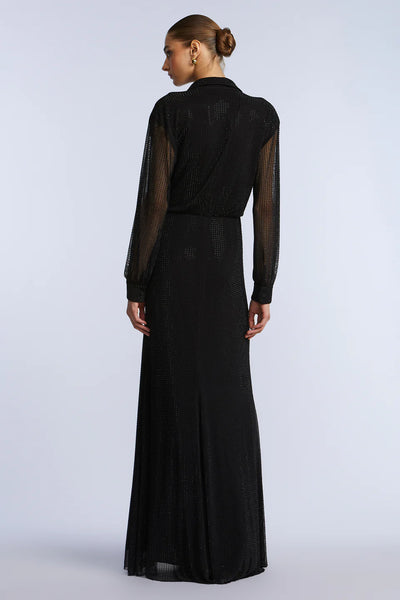 BCBG Studded Jersey Shirt Gown