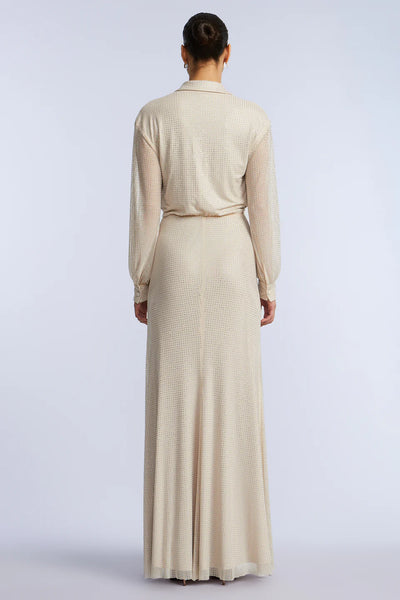 BCBG Studded Jersey Shirt Gown