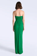BCBG  Mathea Gown- Electric Green