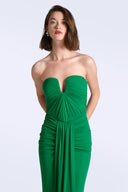 BCBG  Mathea Gown- Electric Green