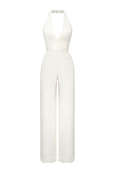 BCBG Marisol Jumpsuit- Gardenia