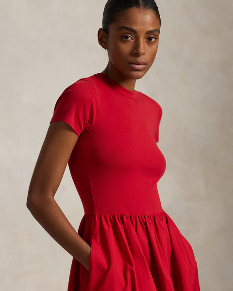 Ralph Lauren S/S Knit Dress - Red