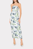 Milly Orion Tulip Jacquard Dress