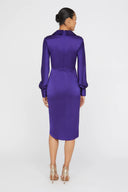 Theia Steph Shirt Wrap Dress