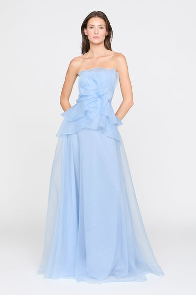 GILDA DRAPED ROSE GOWN