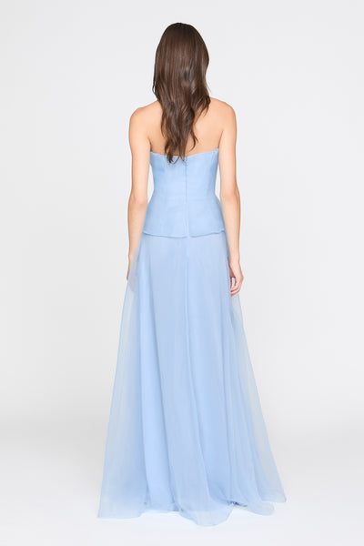 GILDA DRAPED ROSE GOWN
