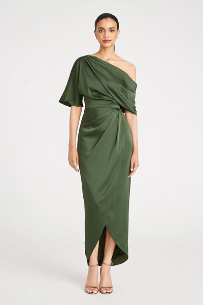 Theia Rayna One Shoulder Cocktail Dress