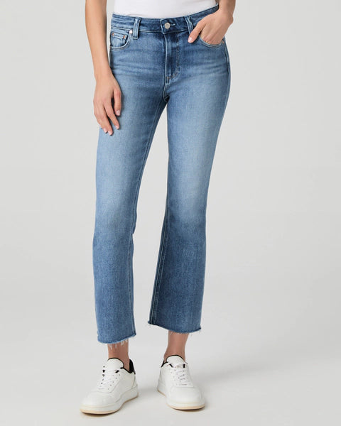 Paige Colette Crop Flare Raw Hem- Showtime