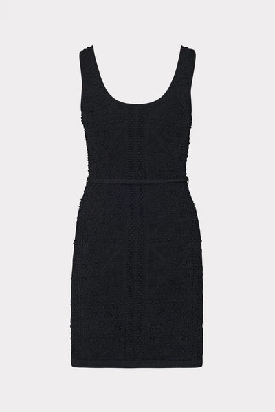 Milly Bubble Pointellle Mini Dress-Black By Request Milly Bubble Pointellle Mini Dress-Black By Request