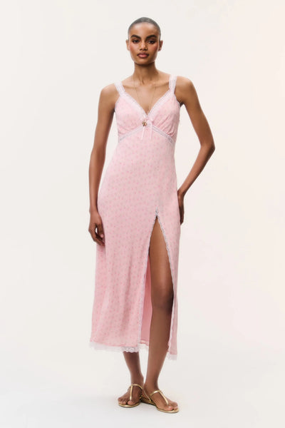 LoveShackFancy Beverly Maxi Slip Dress