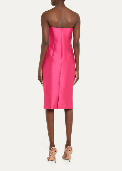 Badgley Mischka Cocktail Strapless Bow