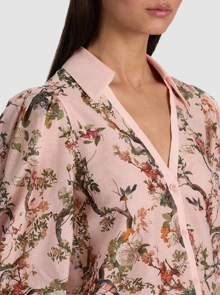 Alice & Olivia Charis Blouse- Sunset Grove