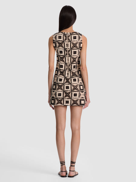 Alice + Olivia Clyde Crochet Shift Dress