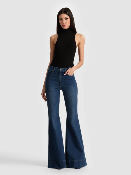 Alice + Olivia Beautiful High Rise Bell- Love Train