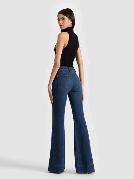 Alice + Olivia Beautiful High Rise Bell- Love Train