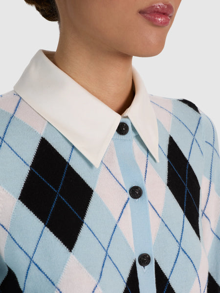Alice + Olivia Dollie Argyle Cardigan