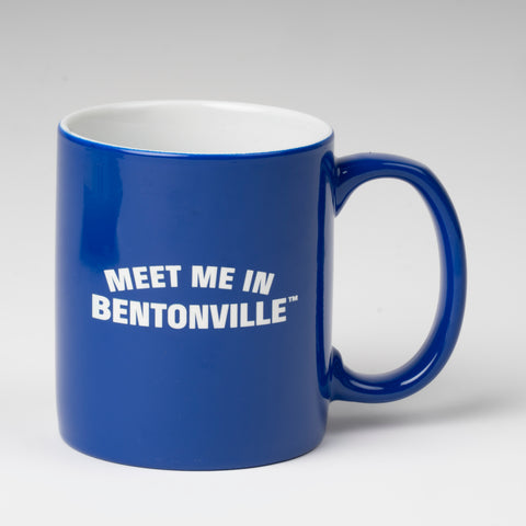 Meet Me In Bentonville Mug- Blue