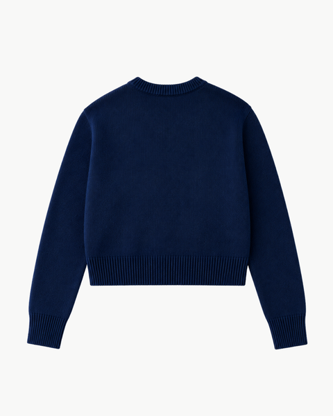White & Warren Cashmere Tennis Racquet Sweatshirt