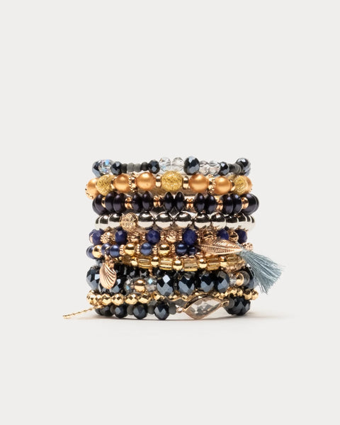 Frances Valentine Beaded Stacked Bracelets