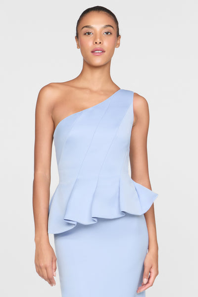 ZENOBIA DUCHESS SATIN GOWN