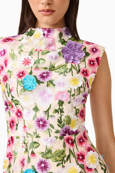 Elliatt Rosetta Sleeveless Mini Dress