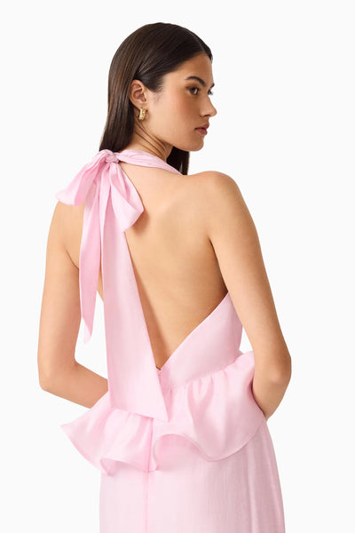 Elliatt Fiorina Halter Neck Peplum Gown