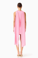Elliatt Calista Neck Scarf Mini Dress- Pink