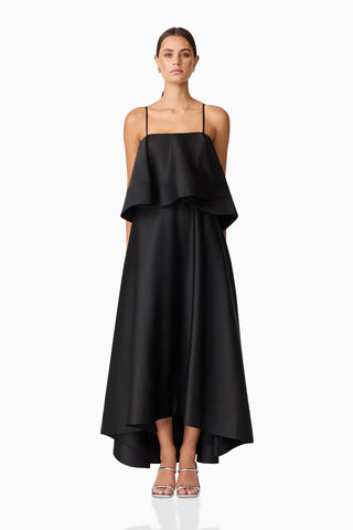 Elliat Reyna Tiered Maxi Dress- Black