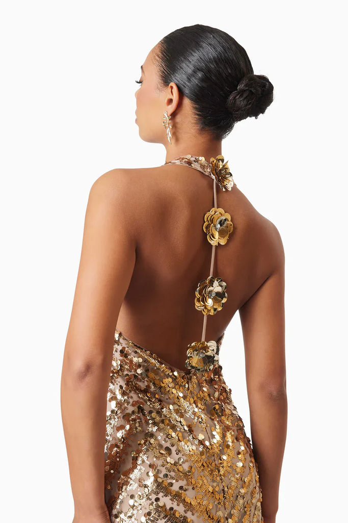 elliatt golden dress Elliatt Gold Dress