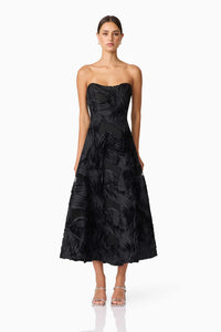 Elliatt Asher Midi Dress- Black  By Request