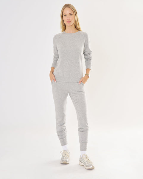 Wheat Nashville Sweatshirt- Heather Grey