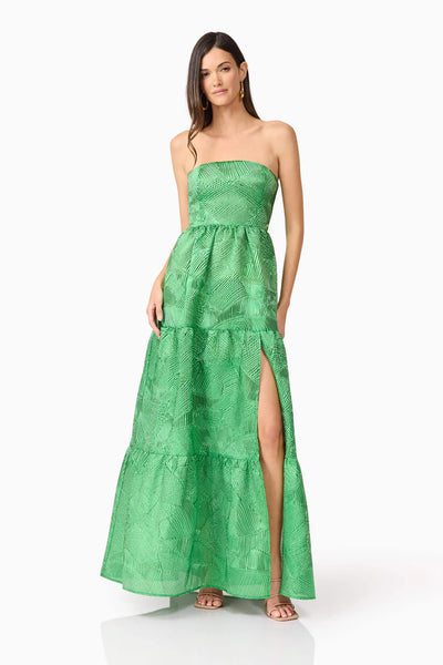 Elliatt Ginnifer Maxi Dress- Green
