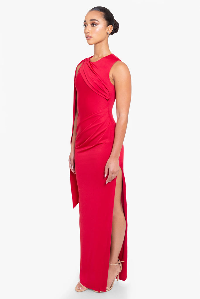 Black Halo Aruna Maxi- Ruby Red – By Request