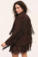 LoveShackFancy Geraline Fringe Jacket