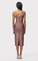 Herve Leger The Indie Dress- Biscotti