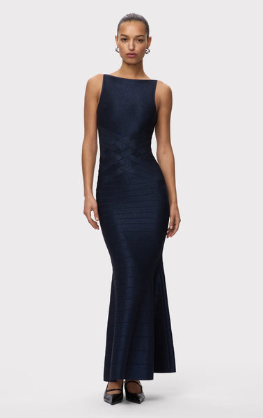 Herve Ledger Lurex Dion Dress
