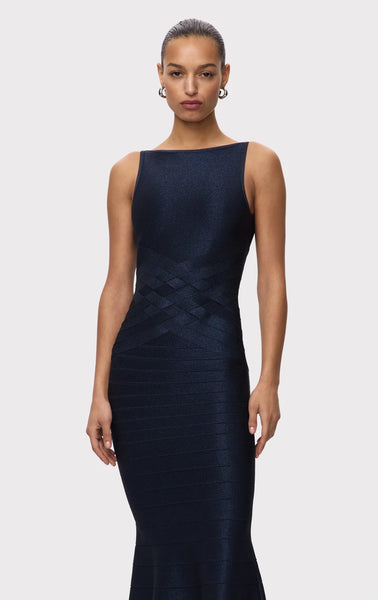 Herve Ledger Lurex Dion Dress