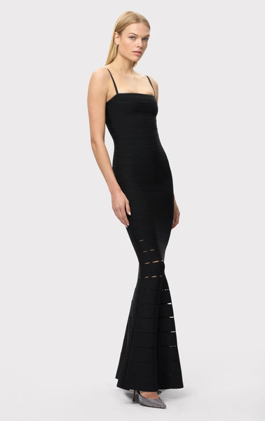 Herve Leger Elora Gown- Black