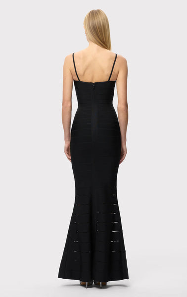 Herve Leger Elora Gown- Black