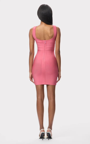 Herve Leger The Amara Dress- Bubblegum