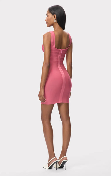 Herve Leger The Amara Dress- Bubblegum
