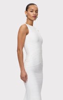Herve Ledger Dion Dress- Alabaster