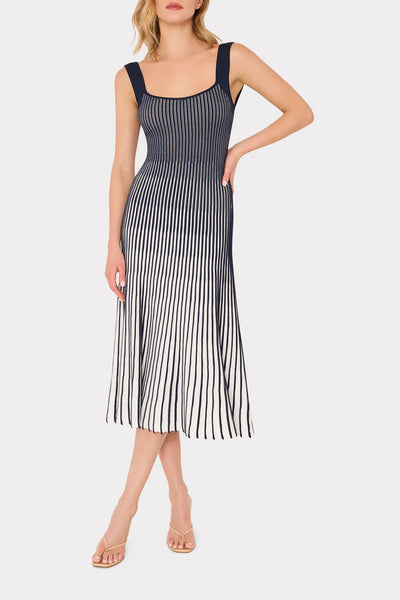 Milly Jolie Textured Maxi Dress