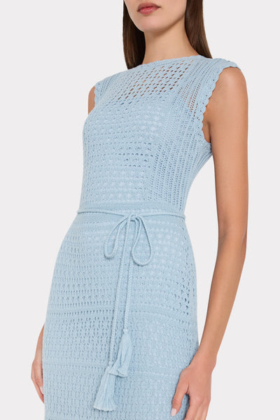 Milly Kai Crochet Midi Dress