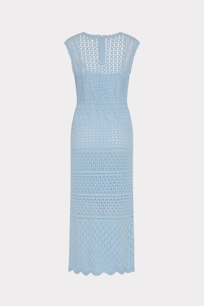 Milly Kai Crochet Midi Dress