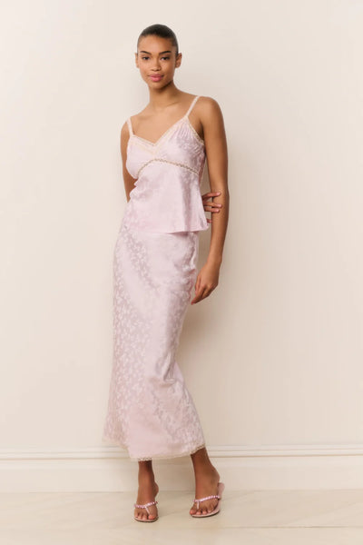 LoveShackFancy Lirena Top- Orchid