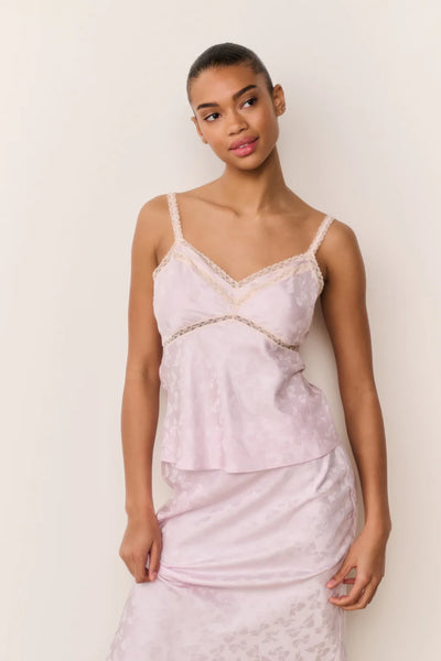 LoveShackFancy Lirena Top- Orchid