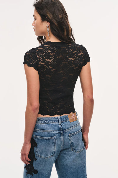 LoveShackFancy Lucas Lace Tee