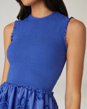 Shoshanna Reberta Dress- Amparo Blue